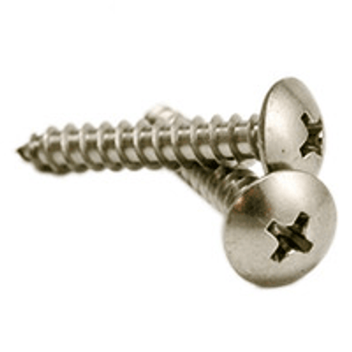 #10 x 1/2" Phillips Truss Head Self Tapping Screws Type A, 316 Stainless Steel (1000/Pkg.)