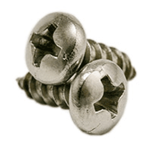 #14 x 1-1/4" Phillips Pan Head Self Tapping Screws Type A, 316 Stainless Steel (500/Pkg.)