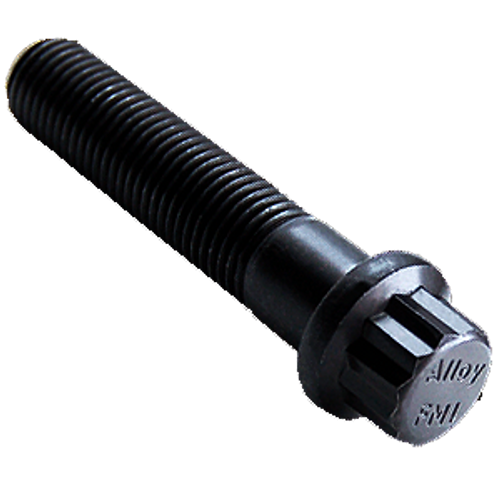 7/8"-14 x 2-1/2" 12 Point Flange Bolt, Grade 9 Alloy, Plain & Oil, Fully Threaded (20/Bulk Pkg.)