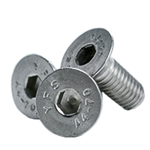 M8-1.25 x 45 mm Partially Threaded Flat Socket Head Cap Screw, 316 Stainless Steel (A4) (100/Pkg.)