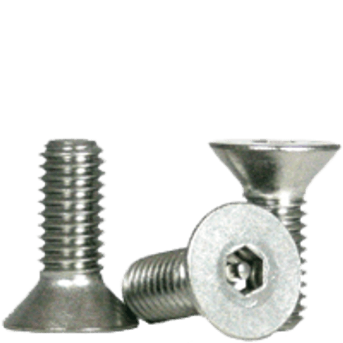 #6-32 x 3/8" (FT) Flat Head Socket Cap Security Screw with Pin, 18-8 Stainless Steel (100/Pkg.)