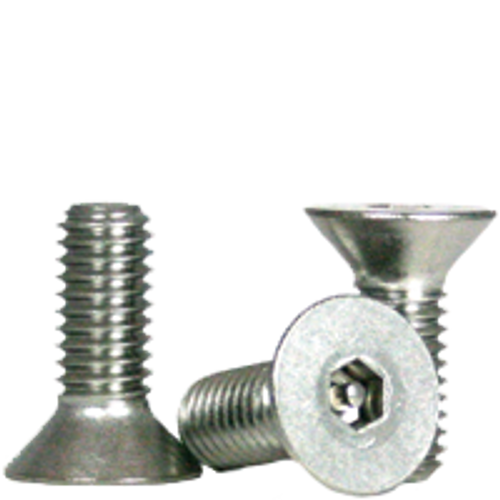 #10-32 x 3/8" (FT) Flat Head Socket Cap Security Screw with Pin, 18-8 Stainless Steel (100/Pkg.)