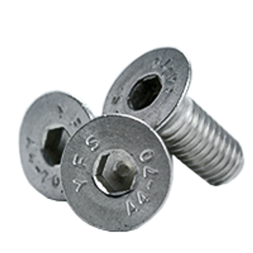 M10-1.50 x 40 mm Fully Threaded Flat Socket Head Cap Screw, 316 Stainless Steel (A4) (100/Pkg.)
