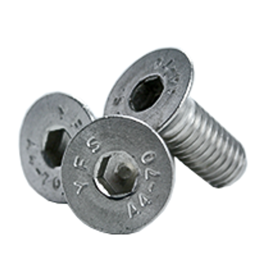 M10-1.50 x 50 mm Partially Threaded Flat Socket Head Cap Screw, 316 Stainless Steel (A4) (100/Pkg.)