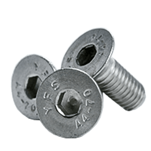 M10-1.50 x 50 mm Partially Threaded Flat Socket Head Cap Screw, 316 Stainless Steel (A4) (100/Pkg.)