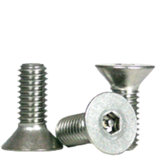 5/16"-18 x 1-1/2" (FT) Flat Head Socket Cap Security Screw with Pin, 18-8 Stainless Steel (100/Pkg.)