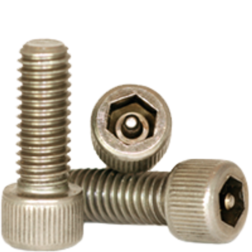 1/4"-20 x 3/8" (FT) Socket Head Cap Screws w/Pin Tamper Resistant Security Screws, 18- Stainless Steel (A2) (100/Pkg.)
