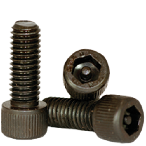 #4-40 x 3/4" (FT) Socket Cap Screws w/Pin Tamper Resistant Security Screws, Thermal Black Oxide (100/Pkg.)