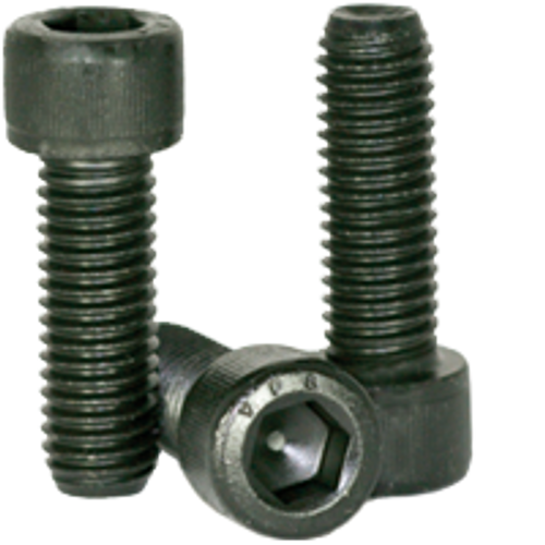 1/2"-12 x 6" Partially Threaded BSW Socket Head Cap Screws, Alloy Thermal Black Oxide (75/Bulk Pkg.)