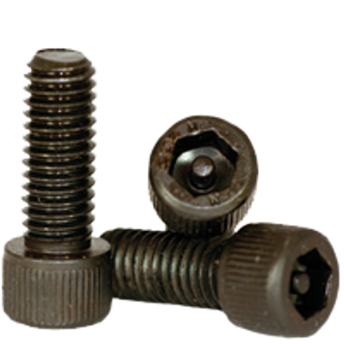 5/16"-18 x 1/2" (FT) Socket Cap Screws w/Pin Tamper Resistant Security Screws, Thermal Black Oxide (100/Pkg.)