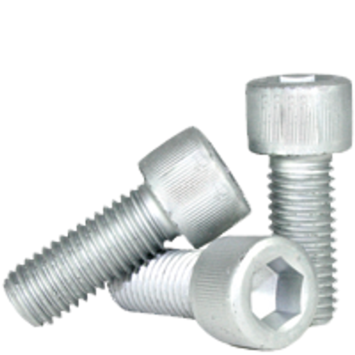 M5-0.80 x 10 mm Fully Threaded Socket Head Cap Screws 12.9 ISO 4762 / DIN 912, Mechanical Zinc CR+3 (2500/Bulk Pkg.)