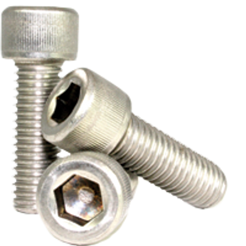 #8-32 x 3/8" Fully Threaded Left Thread Socket Head Cap Screws, 18-8 Stainless Steel (A2) (100/Pkg.)