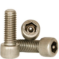 1/4"-20 x 1/2" (FT) Socket Head Cap Screws w/Pin Tamper Resistant Security Screws, 18- Stainless Steel (A2) (5000/Bulk Pkg.)