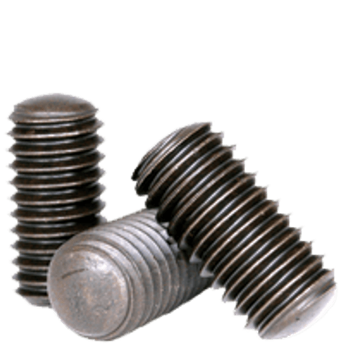 1/2"-13 x 3/8" Socket Set Screws Oval Point, Thermal Black Oxide (100/Pkg.)