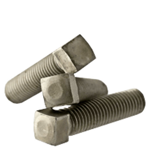 1/2"-13 x 5-1/2" Oval Point Square Head Set Screw, Case Hardened (50/Pkg.)