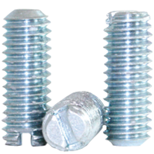 #6-32 x 1/2" Slotted Set Screws Coarse Alloy Case Harden Zinc (5000/Bulk Pkg.)