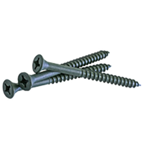 #9 x 4" Phillips Combo Drive Deck Screws, Green, ACQ Compatible (20lbs/Pkg.)