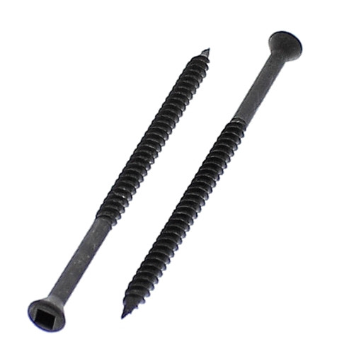 #8 x 3" Trim Head Square Proferred Drywall Screw Black Phosphate (2000/Bulk Pkg.)