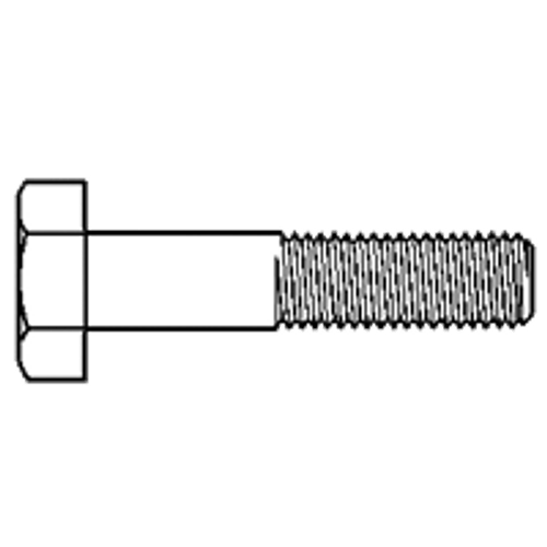 M12-1.75 x 30 mm Fully Threaded Hex Cap Screws 10.9 DIN 933 Coarse Alloy Plain (50/Pkg.)