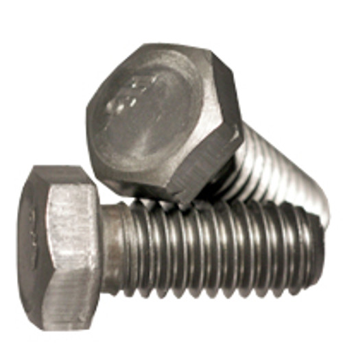 1"-8 x 4-1/2" Partially Threaded Grade 2 Hex Cap Screw Plain (10/Pkg.)