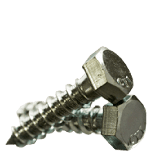 3/8"-7 x 2-1/2",(FT) Hex Lag Screws Low Carbon Zinc CR+3 (25/Pkg.)