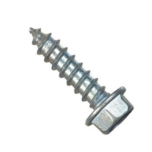 #8-18 x 1-1/2" (FT) Indented Hex Washer Head Unslotted ,#2 Point BSD Self Drilling Screws Hardened Stainless Steel 410 (3000/Bulk Pkg.)