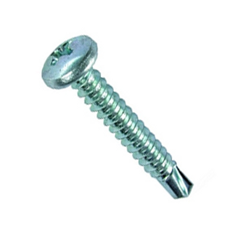 #6-20 x 1-1/2" (FT) Pan Head Phillips, #2 Point Self Drilling Screws Zinc Cr+3 (100/Pkg.)