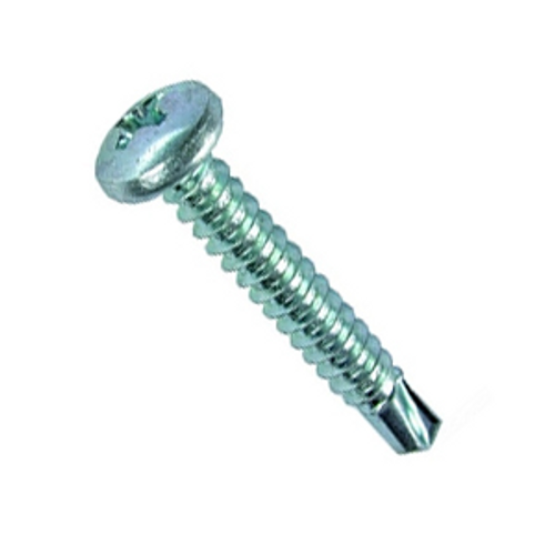 #6-20 x 7/16" Pan Head Phillips, #2 Point Self Drilling Screws Zinc Cr+3 (15000/Bulk Pkg.)