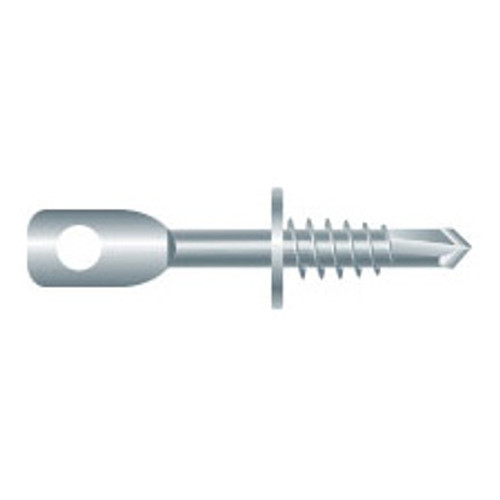 1/4" x 2" Acoustical Eye Lag Screw, Self-Drilling, Zinc (1,000/Bulk Pkg.)