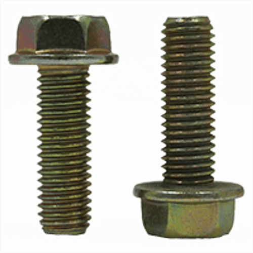 5/16"-18 x 1" Fully Threaded Serrated Hex Flange Screws, 18-8 Stainless Steel w/Wax (500/Bulk Pkg.)