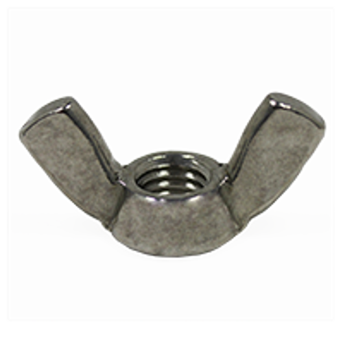 #6-32 Type A Wing Nut, Cold Forged, UNC, 18-8 Stainless Steel (100/Pkg.)