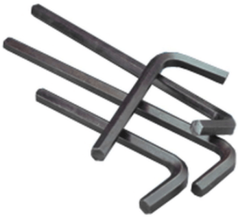 9/16" Hex Keys Alloy 6150 Short Arm (25/Pkg.)