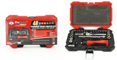 1/4" Drive 48 Piece Sae & Metric Proferred Socket Master Set