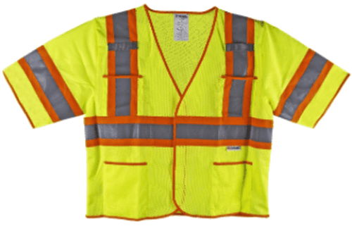 Proferred High Visibility Vest 3Xl Lime Ansi Class 3