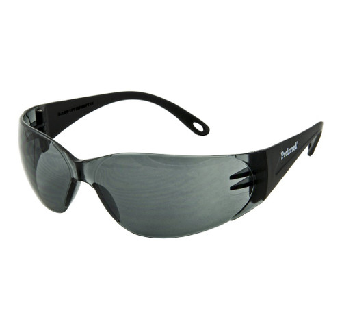 Proferred 100 Mini Smoke Lens AS Safety Glasses Ansi Z87.1 Compliant (12/Pkg)