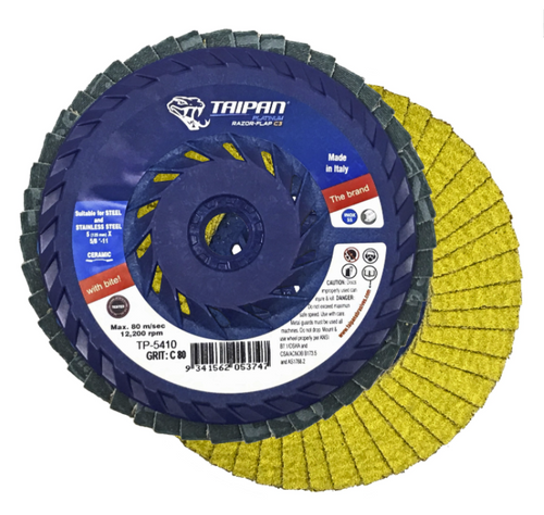 5" x 7/8" Type-29, 80 Grit Flap Disc, Smt624 (10/Pkg)