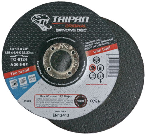 7" x 1/4" x 7/8" Arbor Grinding Disc Type 27 (10/Pkg)