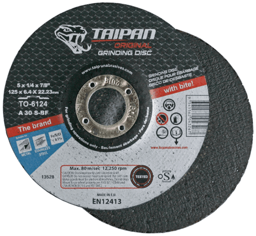 4 1/2" x 1/4" x 5/8-11" Nut Arbor Grinding Disc Type 27 (10/Pkg) 4 1/2" x 1/4" x 5/8-11" Nut Arbor Grinding Disc Type 27 (10/Pkg)
