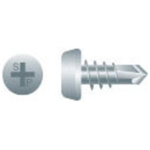 #6-20 x 7/16" Phillips Pan Head Framing Self-Drilling Screw, #2 Zinc Plated (10000/Bulk Pkg)