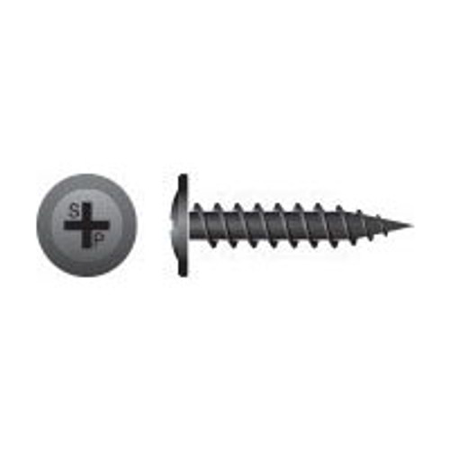 #8 x 1" Phillips Modified Truss (R/W) Head, K-Lath Drywall Screw Black Oxide (5000/Bulk Pkg)