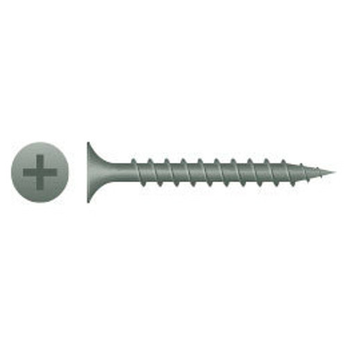 #6 x 2" Phillips Bugle Head, Coarse Thread, W.A.R. Coated Screws (3500/Bulk Pkg)