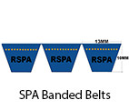 Dura-Prime Metric Banded SPA V-Belt, 15 0.44 x 61.07in OC (1/Pkg.)