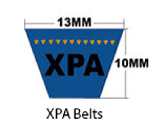Dura-Prime Metric Cogged XPA V-Belt, 12.7 x 1032mm PL (1/Pkg.)