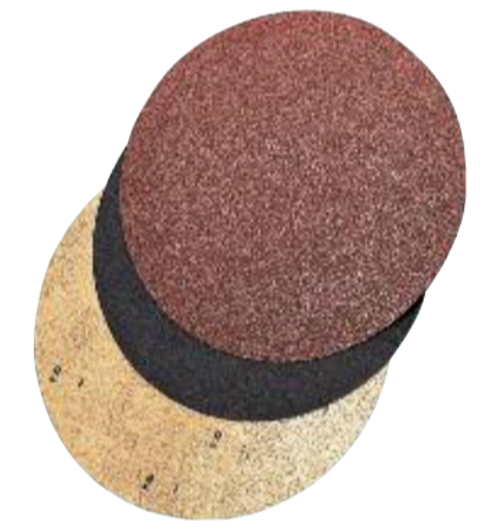 Fast Grip Double-Sided Floor Sanding Discs - Silicon Carbide - 17" x No Hole, Grit/ Weight: 20COMB, Mercer Abrasives 44817020 (20/Pkg.)