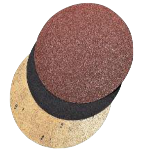 Fast Grip Double-Sided Floor Sanding Discs - Silicon Carbide - 18" x No Hole, Grit/ Weight: 20COMB, Mercer Abrasives 44818020 (20/Pkg.)