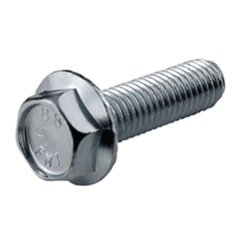 M6-1.0 x 10 mm Class 8.8 Serrated Hex Flange Machine Bolt Trivalent RoHS (3,000/Pkg.)
