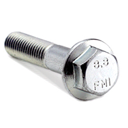 M5-0.8 x 10 mm Class 8.8 DIN 6921 Frame Bolt, Non-Indented, Non-Serrated, Trivalent RoHS (5000/Bulk Pkg.)