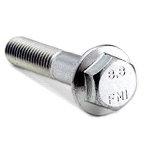 M16-2.0 x 100 mm Class 8.8 DIN 6921 Frame Bolt, Non-Indented, Non-Serrated, Trivalent RoHS (90/Bulk Pkg.)