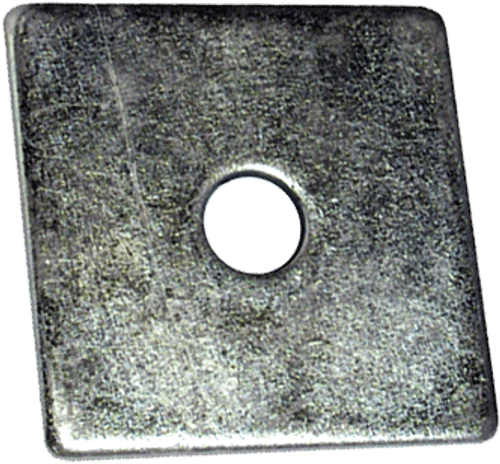 1" x 3-1/2" x 0.39 Square Plate Washer Plain (30/Bulk Qty.)