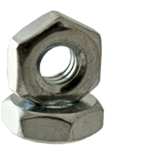 #4-40x3/16"x1/16" (Small Pattern) Hex Machine Screw Nut, Low Carbon Steel, Zinc Cr+3 (5000/Pkg.)